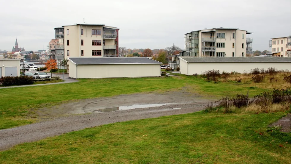 Här skulle de nya husen legat. Foto: Ellinor Harrysson