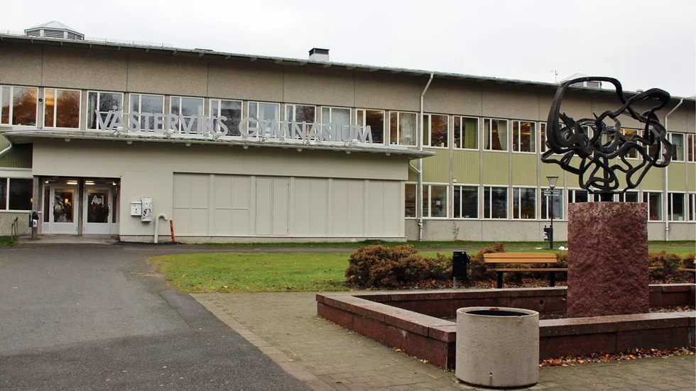 Eleverna på Västerviks gymnasium har skrivit egna motioner. Foto: Ellinor Harrysson