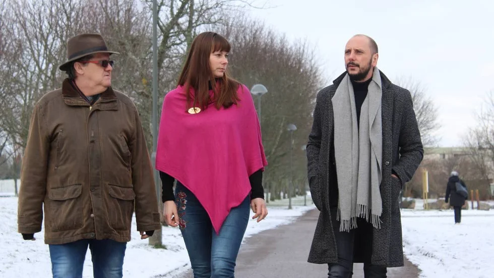 Förebilder. Benjamin Imamovic, Ann-Sofie Berlin och Anders Bergholtz vill ge områdets ungdomar goda förebilder.