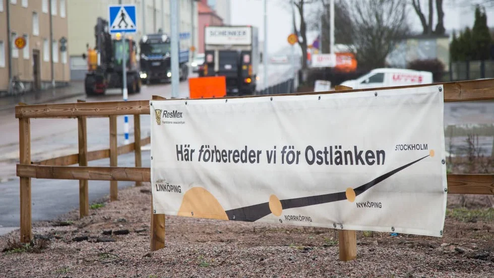 Optimism. Så här har skylten sett ut.