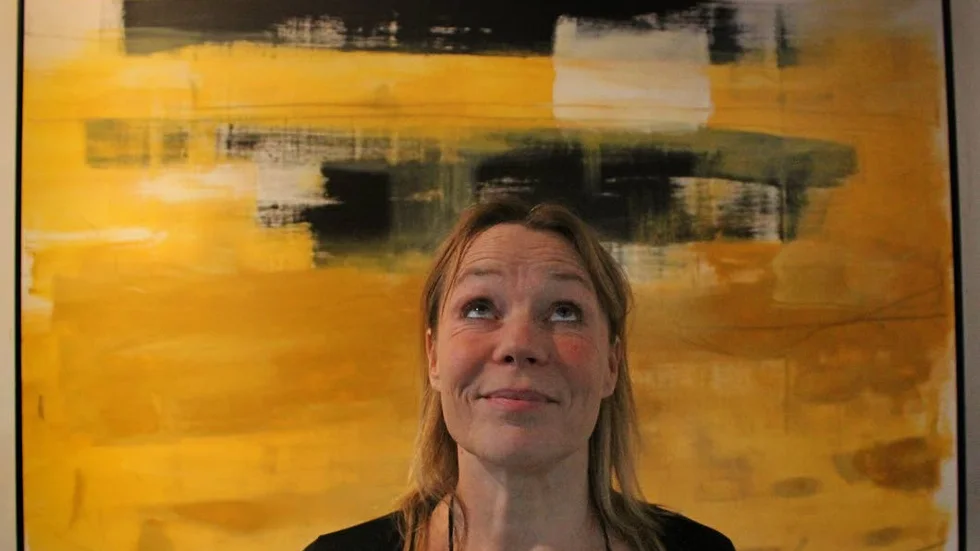 Karin Almlöf, grafisk designer, förläggare och konstnär, fyller 60 år.