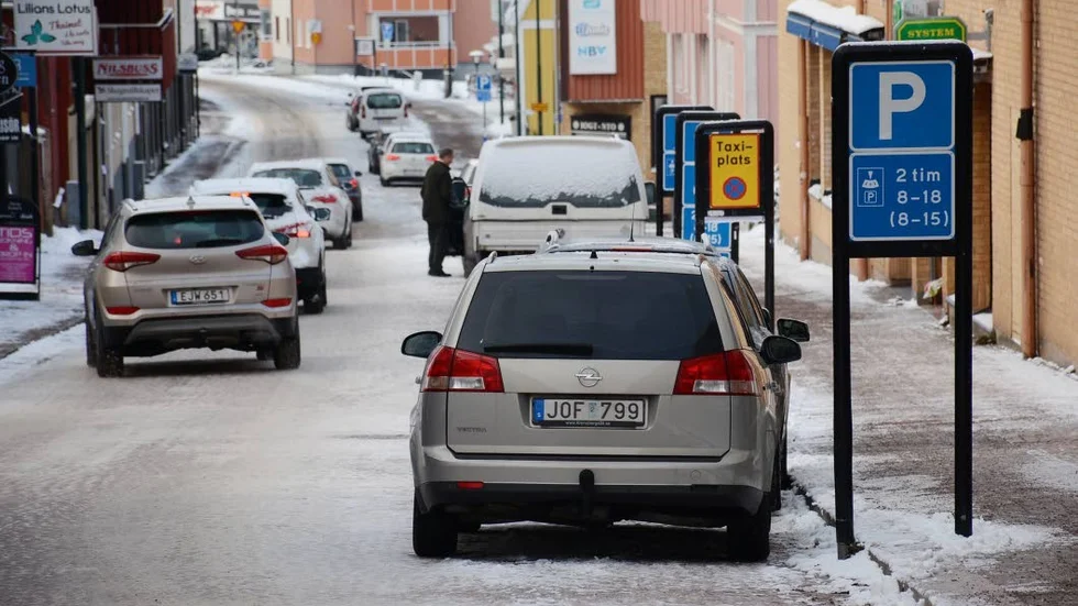 Sevedegatan och Storgatan är vanliga platser för P-böter i Vimmerby.