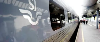 Stora förseningar i tågtrafiken