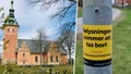 Mörkret sänker sig över Eskilstunas landsbygd