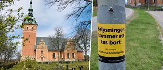 Mörkret sänker sig över Eskilstunas landsbygd