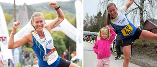 Frida sprang Bankvarvet – med sin dotter Klara i barnvagnen 
