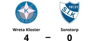 Wreta Kloster segrade mot Sonstorp på Kungsbrohov