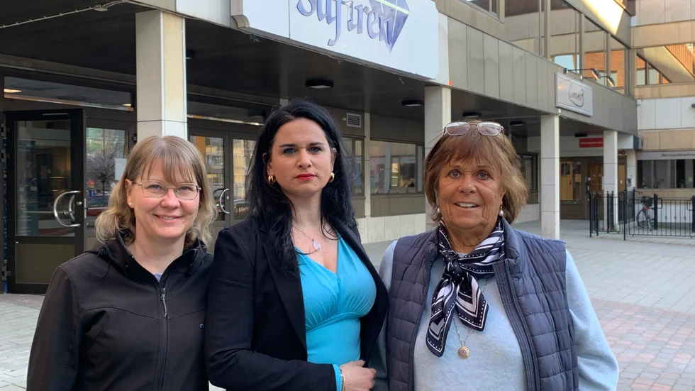 Lena Jarl, Banu Arslan och Ewa Callhammar, Liberalerna. 