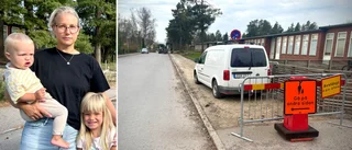 Ny cykelbana vid skola – sågas av boende: "Märkligt"