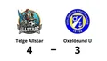 Telge Allstar för tuffa för Oxelösund U – förlust med 3-4