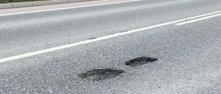 Potthål ska lagas – risk för bilköer