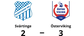 Häftig vändning av Österviking borta mot Svärtinge