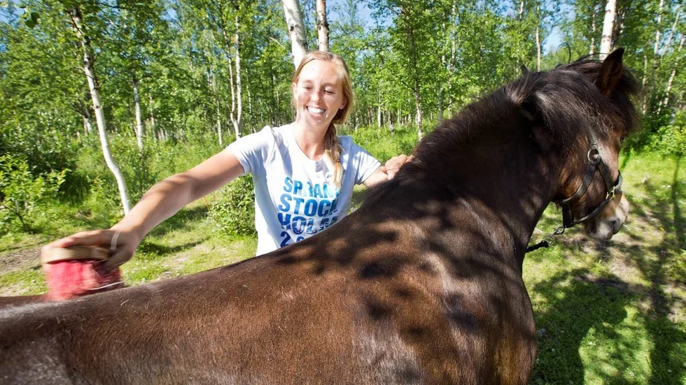 Diana Anthony borstar hästen efter att hon som ryttare haft en fjällupplevelse som levde upp till alla rykten.