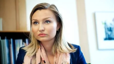 Ebba Busch, kristdemokraternas kommunalråd i Uppsala.