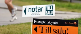 Bostadspriserna backar i Uppsala län