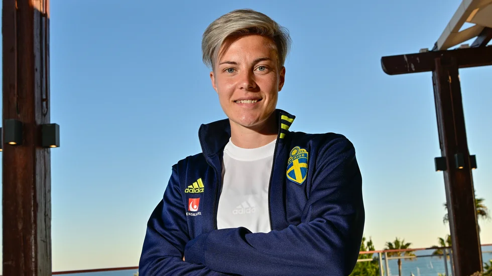 Lina Hurtig har skrivit på ett nytt tvåårskontrakt med italienska Juventus. Arkivbild.