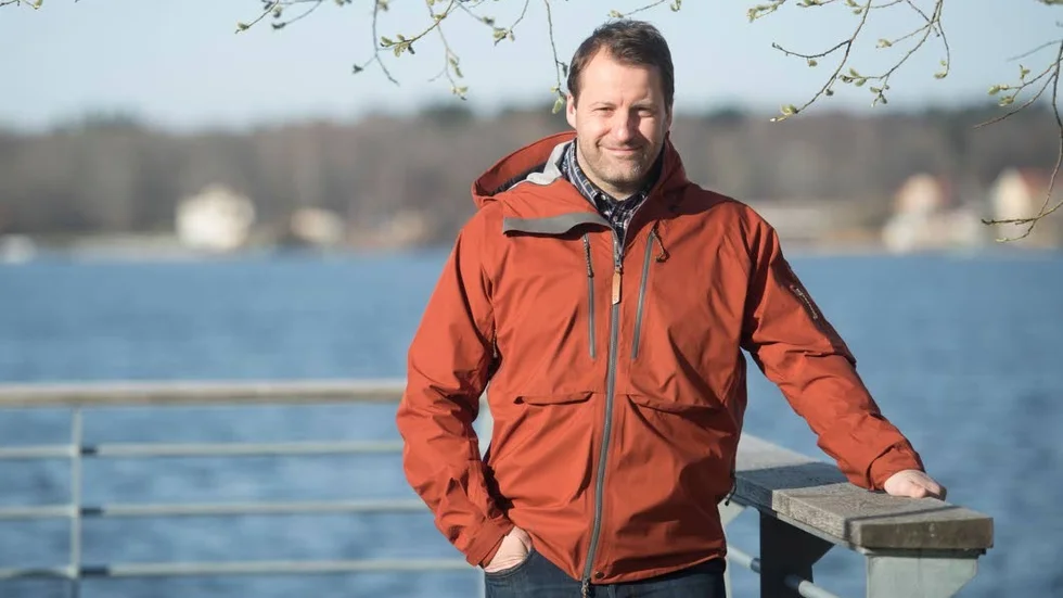 STOCKHOLM 20170420
Mikael Renberg, sportkommentator och före detta hockeyspelare, porträtterad inför sin 45 årsdag.
Foto: Fredrik Sandberg / TT / Kod 10080