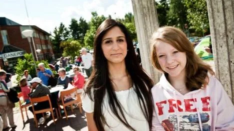 Lana Rasool och Moa Pettersson