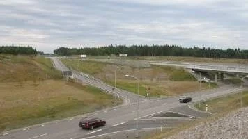 Öster om Storvretaavfarten ska Fullerö park anläggas enligt planerna.