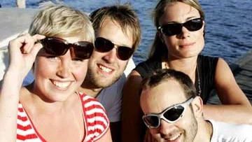 Från vänster: Stina Erlandsson, Erik Isaksson, Anna Persson och Magnus Isaksson.