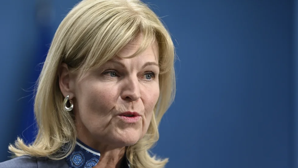 Utrikeshandelsminister Anna Hallberg (S) ber om råd från den Handelspolitiska rådsgruppen. Arkivbild.