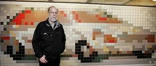 Mosaikkonst i parkeringshus