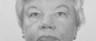 Polis och Missing people letar efter Margareta
