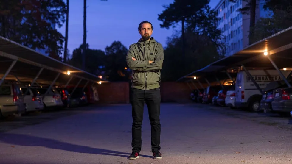 Andreas Jakobsson är en rutinerad dumpstrare. Nu medverkar han i SVT:s "Maträddarna".