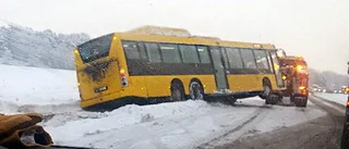 Buss involverad i trafikolycka