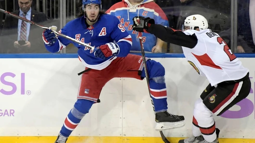 Mika Zibanejad avgjorde New York Rangers match mot Ottawa Senators i NHL.