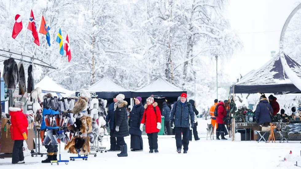 Jokkmokks marknad hade nästan 46 000 besökare i år. En marginell minskning mot 2018.