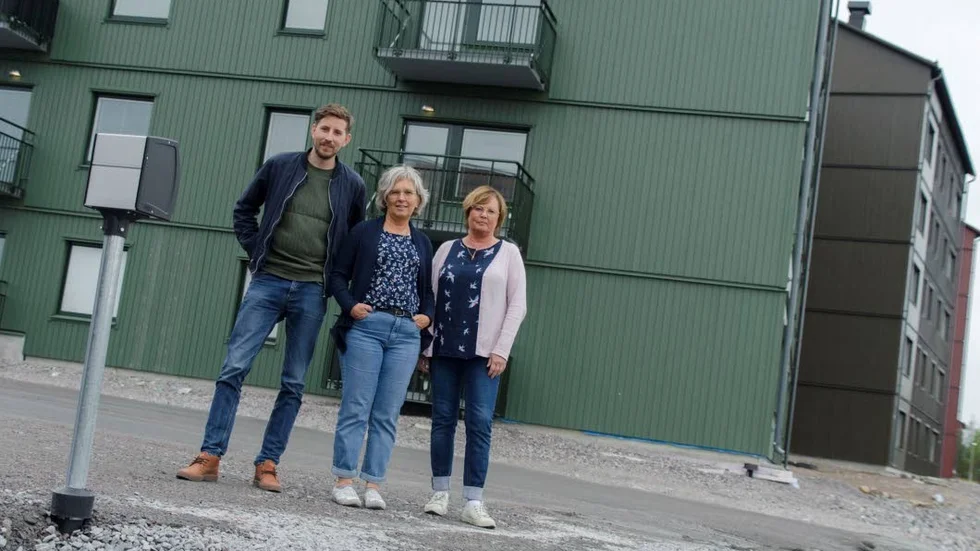 Henrik Ölvebo, Jeanette Wäppling och Birgitta Larsson samtalar om framtidens Gällivare. Att samhället kommer växa enas de om.