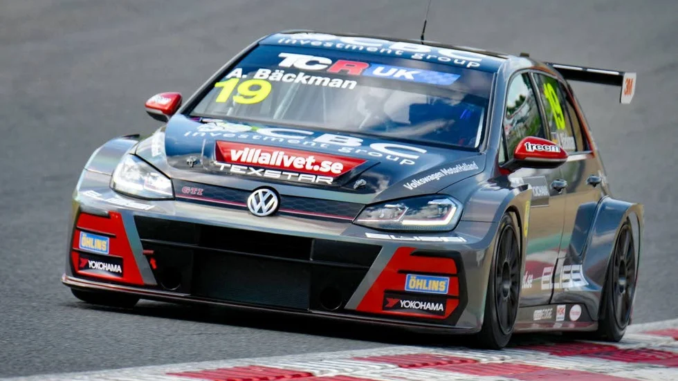 Andreas Bäckman startade i pole-position till race 1.