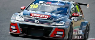 Bäckman fråntogs första segern – bilen för bred
