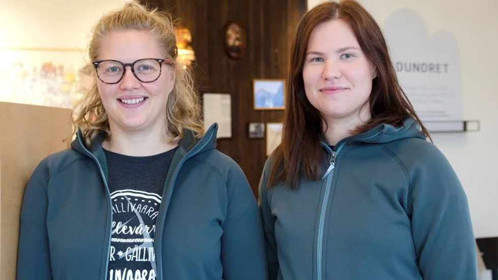 Julia Palo och Lena Koberg från Face Of Gällivare.