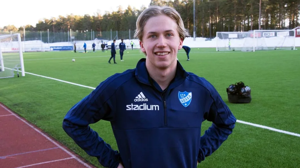 IFK Luleås talangfulle spelare Karl Åberg hoppas kunna vara med och konkurrera om en plats i startelvan den här säsongenl.