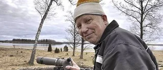Han skådar 13 arter på en timme