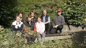 Projektgruppen för trädgårdsdagen är nöjd. Här ses Agneta Södersten, Paula Krumlinde, Marianne Segerstedt, Birgitta Jerpdal, Elisabet Lind, Tomas Lindvall och Roine Andersson.
