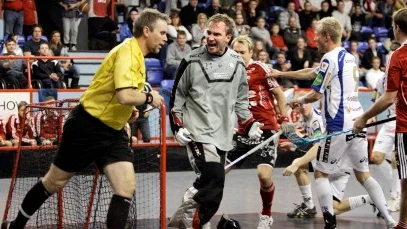 Mikael Karlsson i matchen mot Warberg den förra säsongen, då i Storvreta.