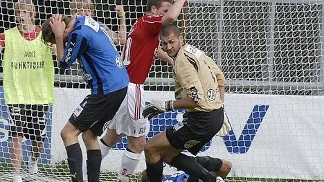 Andres Drugge gör 1 - 0 för Degerfors.