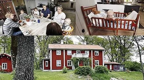 Tomten utanför Uppsala var oemotståndlig. 2003 stod familjen Lennartssons hus klart, men ger en äldre, lantlig, känsla.