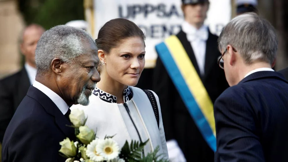 2013 besökte Kofi Annan och kronprinssessan Victoria Uppsala för kransläggningsceremoni vid Dag Hammarskjölds grav och ett seminarium i universitetsaulan.