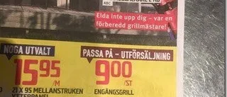 Annonser uppmanar till fortsatt grillning