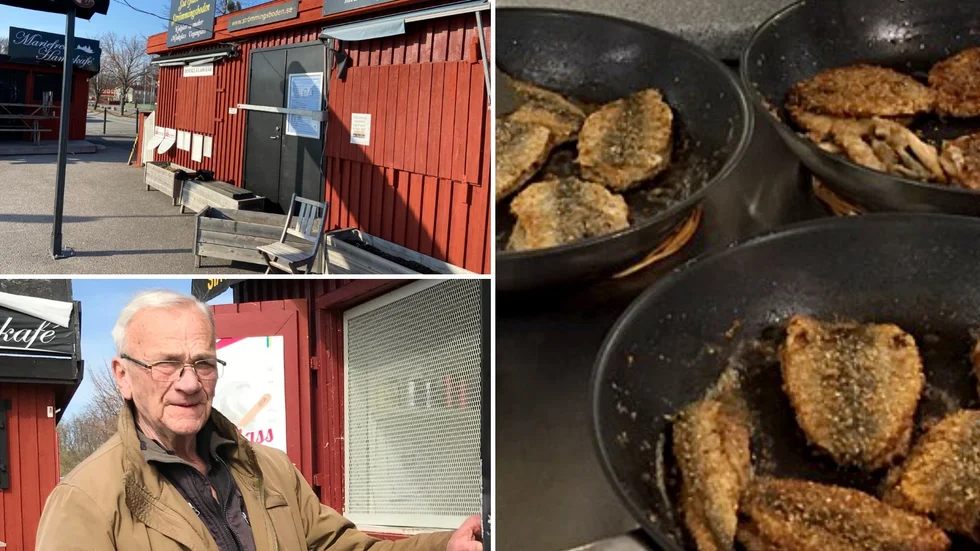 Anders Hellsing har stekt sin sista strömming i den sjönära kiosken i Mariefred. Rörelsen är såld och de nya ägarna ska enkom satsa på glassförsäljning.