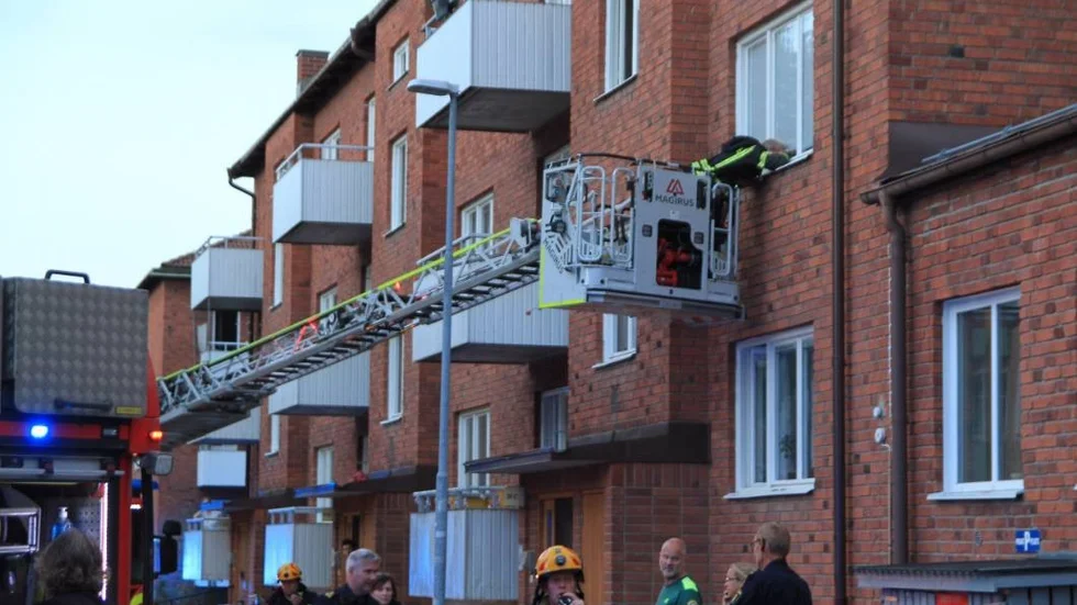 Lägenhetsbrand på Tegnérgatan i Luthagen.