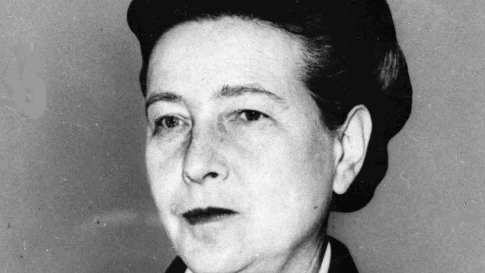 Simone de Beauvoir (1908–1986) brukar betraktas som en av feminismens och den franska existentialismens stora förgrundsgestalter.