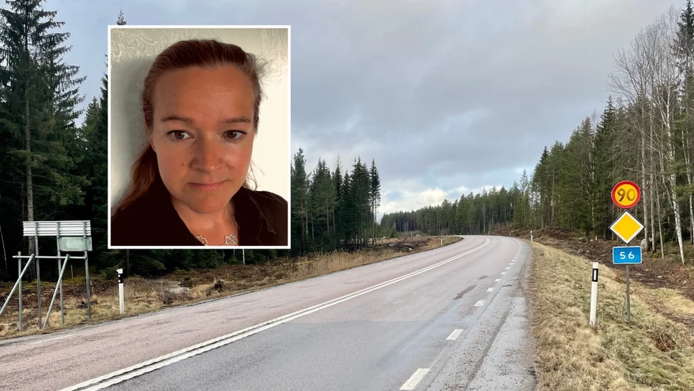 Camilla Karlsson är glad över att bygget av riksväg 56 snart kan vara i gång. Planerna har funnits i mer än tio år. 