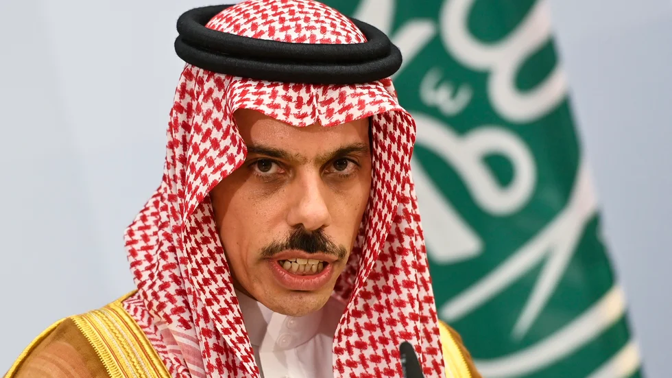 Den saudiske utrikesministern prins Faisal bin Farhan Al-Saud träffade så sent som i januari sin kinesiske kollega, Wang Yi, i Kina för överläggningar. Arkivbild