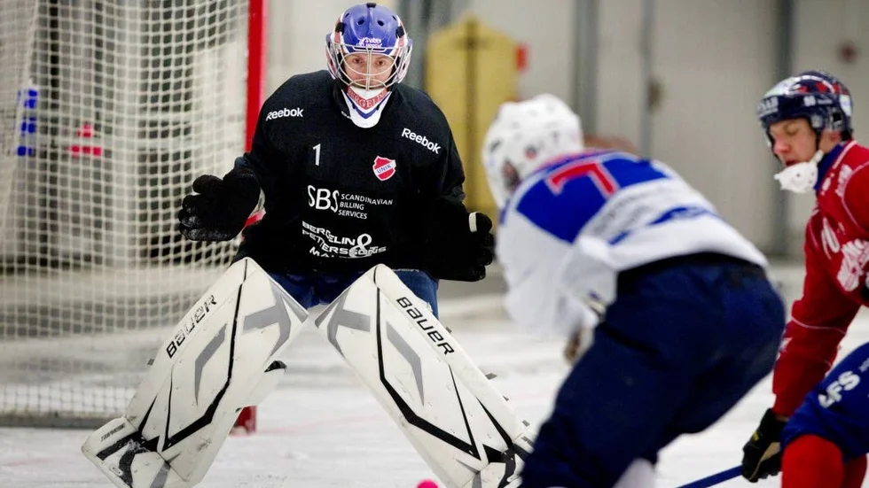 Målvakten Jesper Bergelin storspelade för Unik.