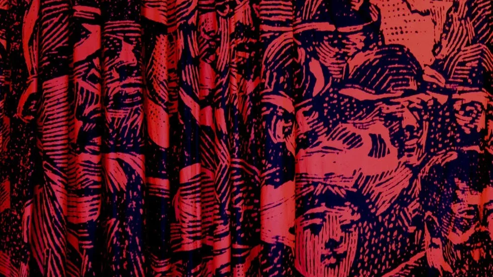 Markus Schinwald, "Curtain", 2006.
